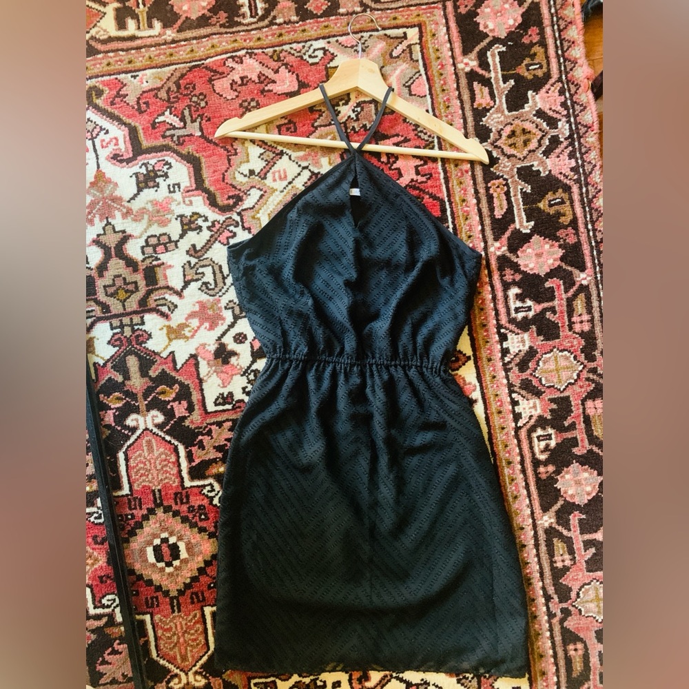 Ali & Jay Black Halter Dress